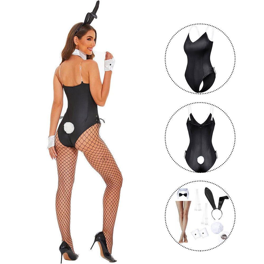 Sexy Women'S Bunny Girls Fancy Dress Cosplay Carnival Party Outfit Set Costume