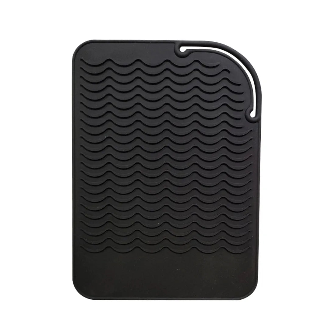 Portable Silicone Heat Resistant Mat Hair Straightener Curler Insulation Pad Non-Slip anti Heat Mat Hair Styling Tool for Travel