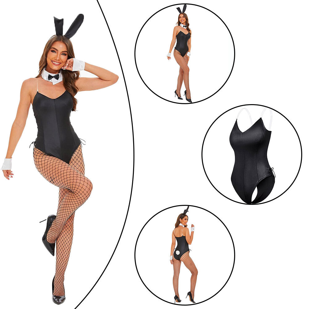 Sexy Women'S Bunny Girls Fancy Dress Cosplay Carnival Party Outfit Set Costume