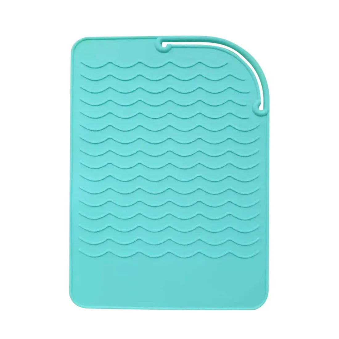 Portable Silicone Heat Resistant Mat Hair Straightener Curler Insulation Pad Non-Slip anti Heat Mat Hair Styling Tool for Travel