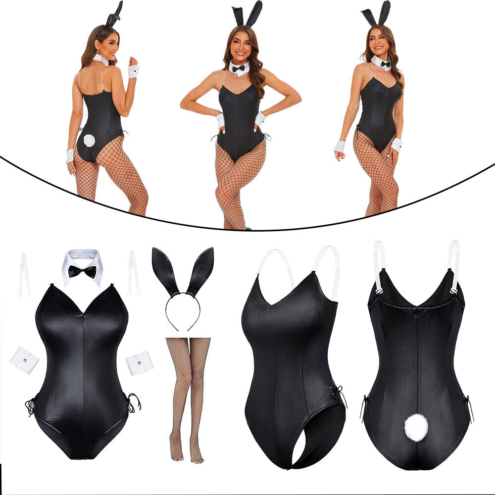 Sexy Women'S Bunny Girls Fancy Dress Cosplay Carnival Party Outfit Set Costume
