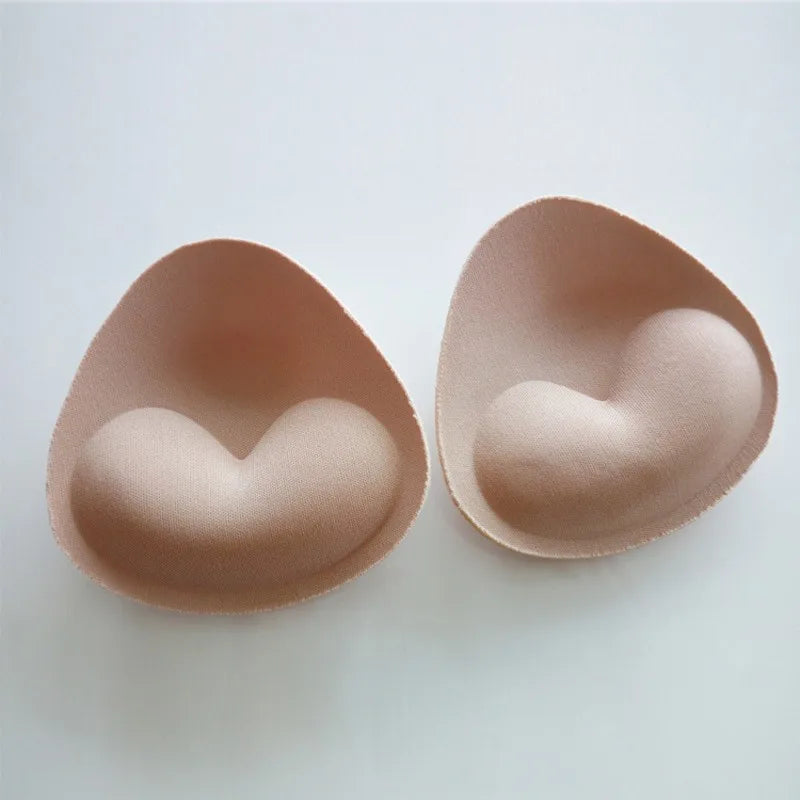 3D Push up Sponge Bra Pads for Bikini Women Underwear Small Breast Lift Plasticity Padded Bra Lining Swimsuit Bra Inserts