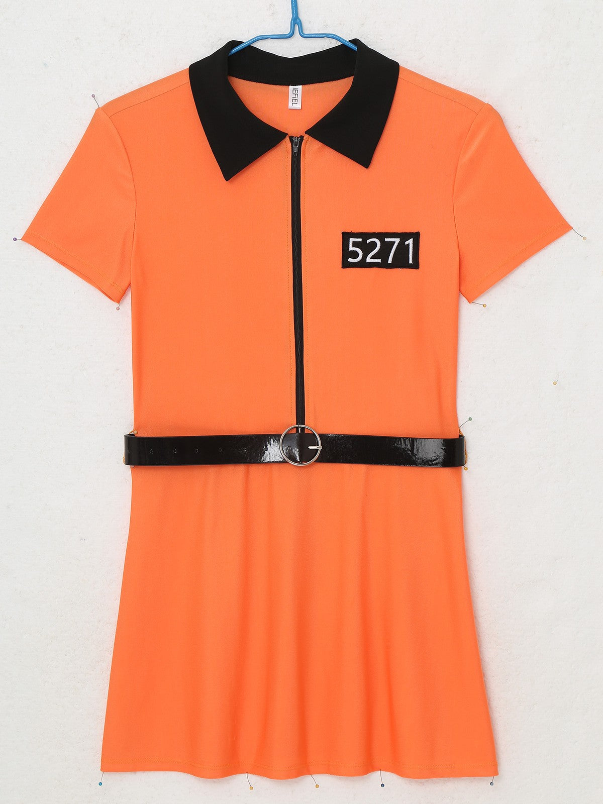 UK Women'S Prisoner Costumes Convict Dress Prison Halloween Cosplay Jail Uniform