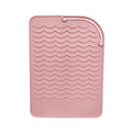 Portable Silicone Heat Resistant Mat Hair Straightener Curler Insulation Pad Non-Slip anti Heat Mat Hair Styling Tool for Travel