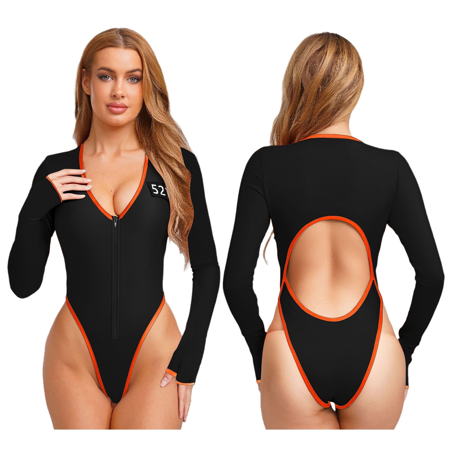 UK Women'S Prisoner Costumes Convict Dress Prison Halloween Cosplay Jail Uniform