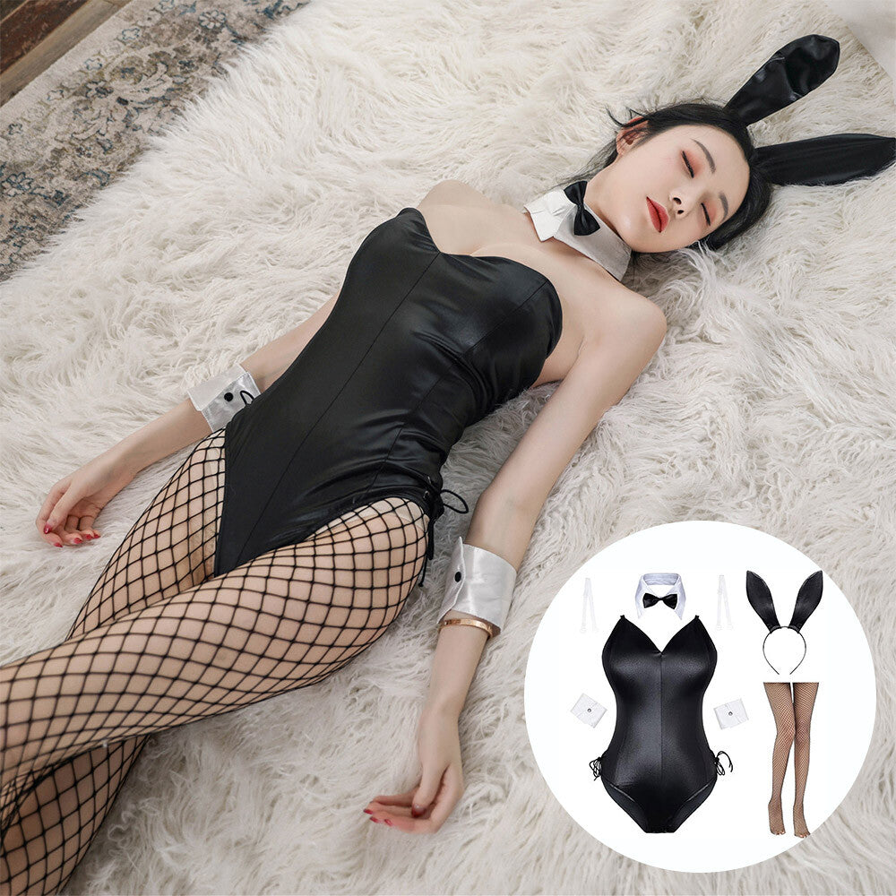 Sexy Women'S Bunny Girls Fancy Dress Cosplay Carnival Party Outfit Set Costume